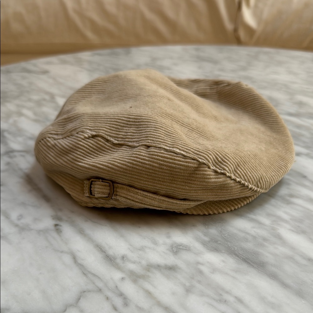 Children’s cream Newsboy Cap